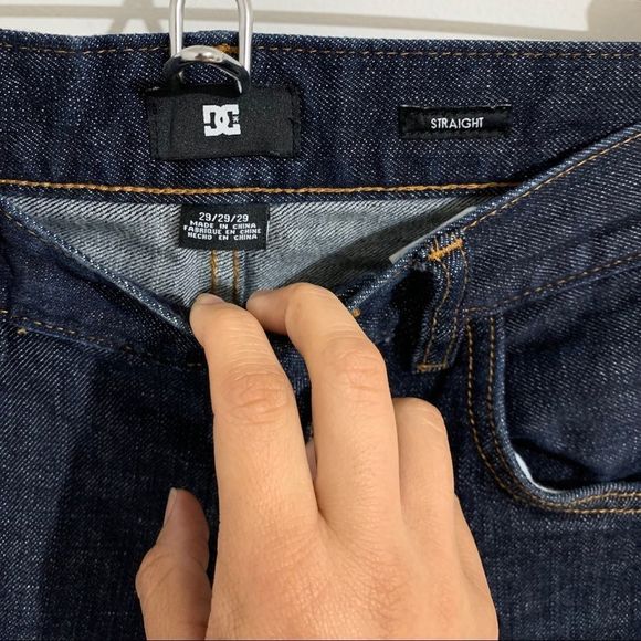 DC shoe straight fit dark blue capris Sz29 - Picture 4 of 7